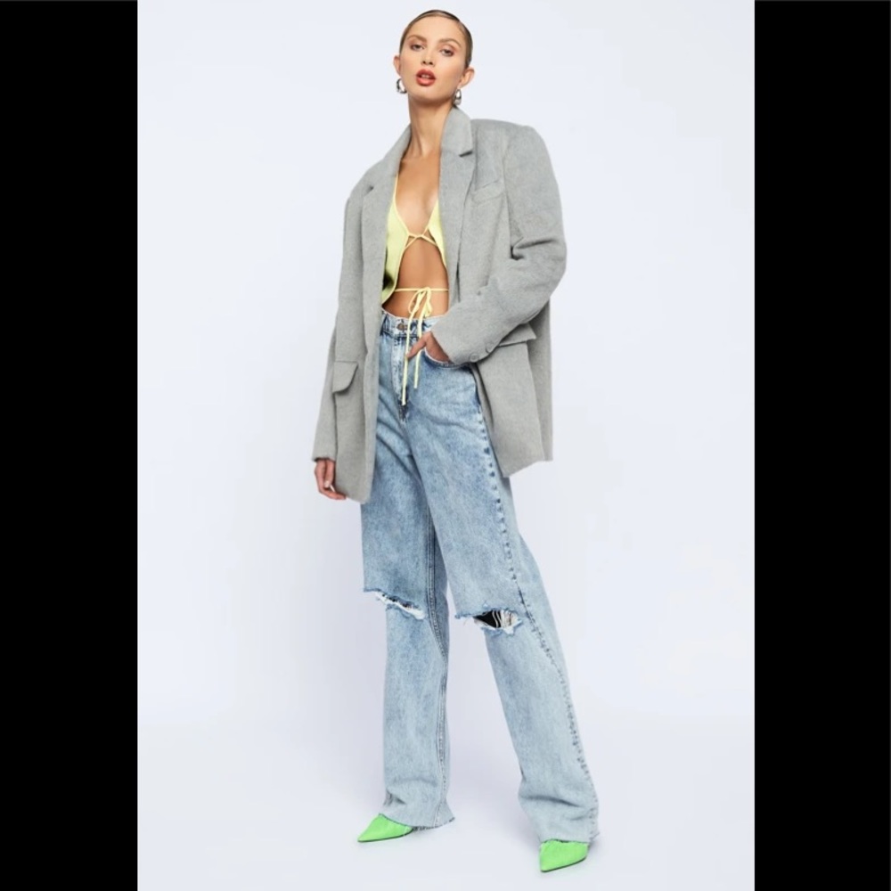 BNWT Lioness brand oversized grey blazer